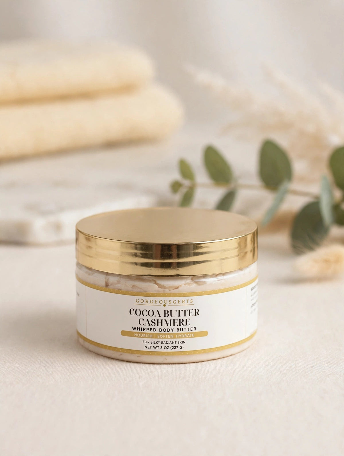 Cocoa Butter Cashmere Whipped Body Butter jar